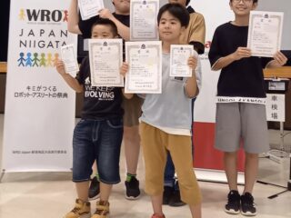 WRO2023新潟地区予選会 小学生・中学生がW優勝＆全国大会出場！