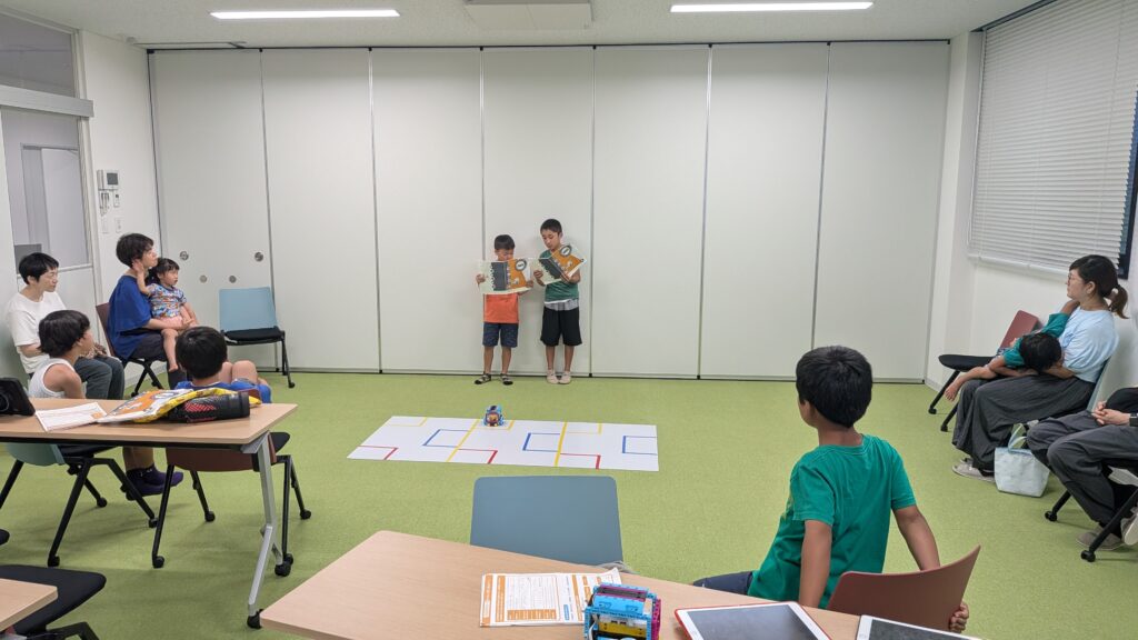 ロボ団南魚沼校_発表の風景_beginner