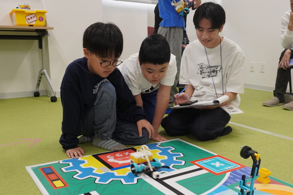 ロボ団南魚沼校_ダンリーグ2026予選会_計測の様子