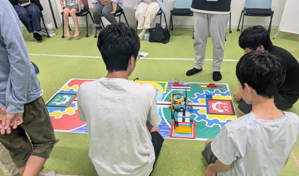 ロボ団南魚沼校_ダンリーグ2026予選会_調整時間の様子